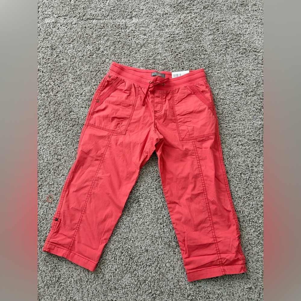 Natural Reflections Coral Drawstring Cargo Shorts for Kids - Picture 1 of 4